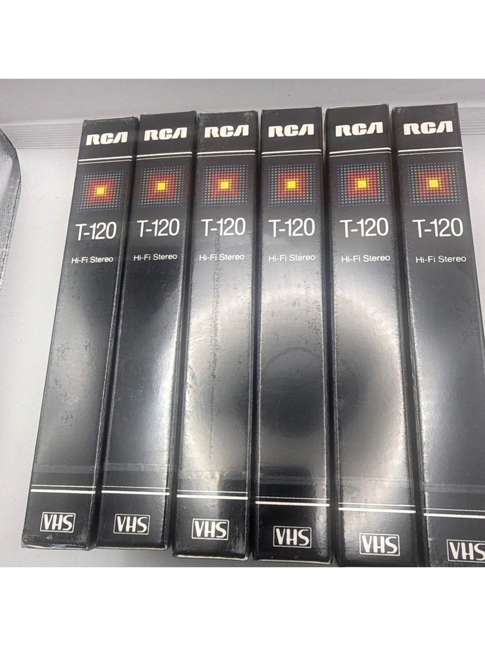 RCA T-120 Hi-Fi Stereo VHS Videocassettes - Set of 6
